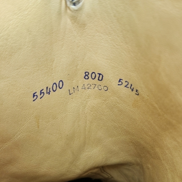 Vintage Tan Leather Cowboy Boots - Picture 11 of 12